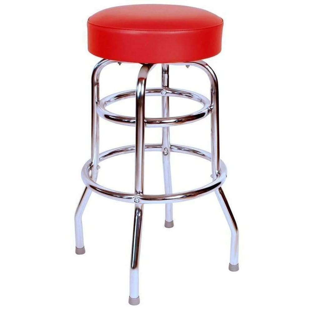 Double Ring Bar Stool - 1952 - Image 4