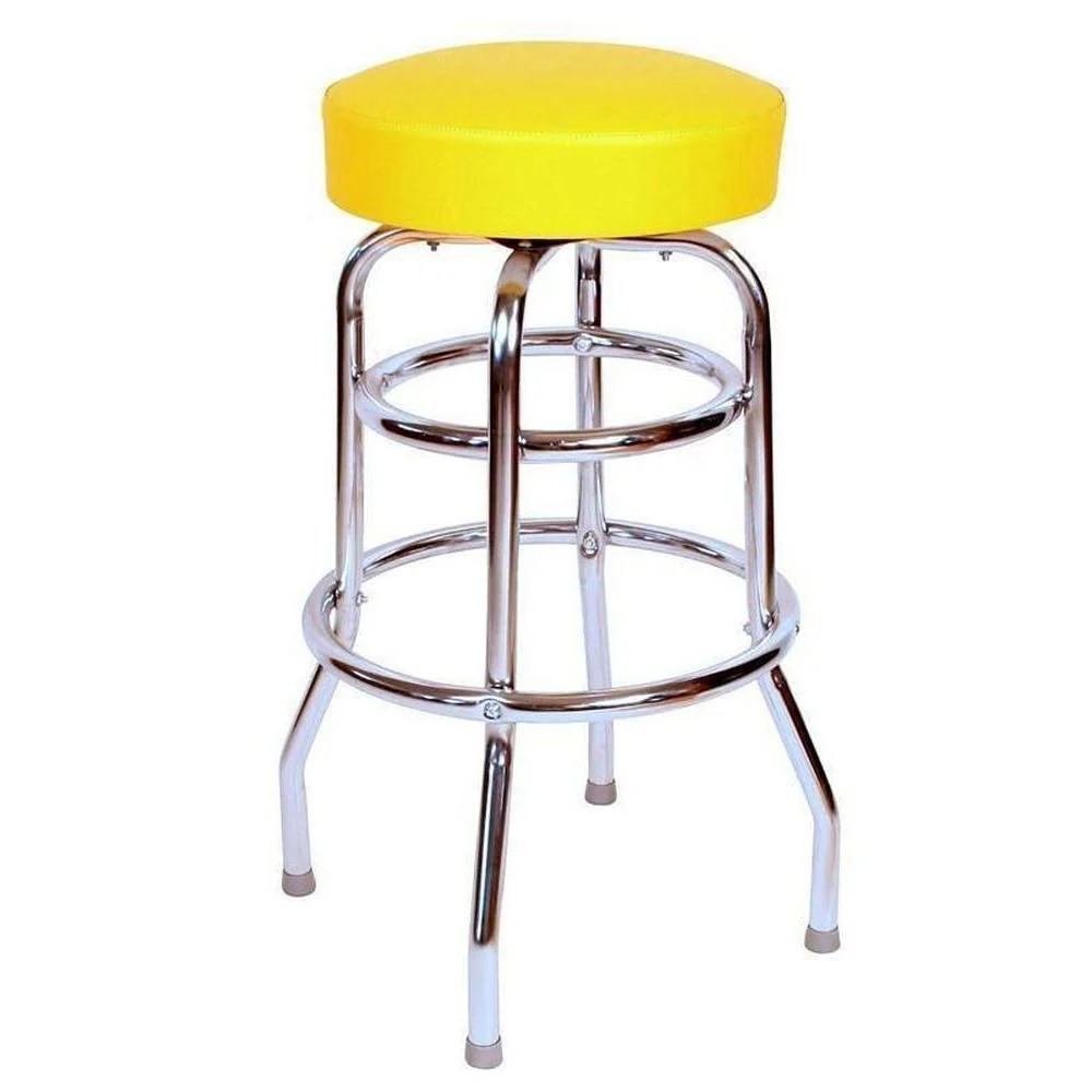 Double Ring Bar Stool - 1952 - Image 5